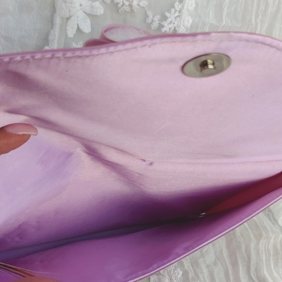 🐰Ted Baker Cersei Lilac Envelope Clutch,NWT - Picture 9 of 14